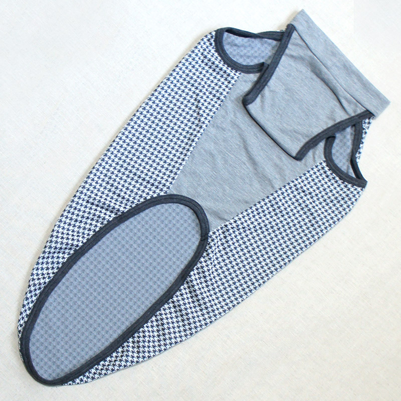 千鳥柄デザイン袖なしウェア(サルーキ・ウィペットサイズ)【tm1250804】