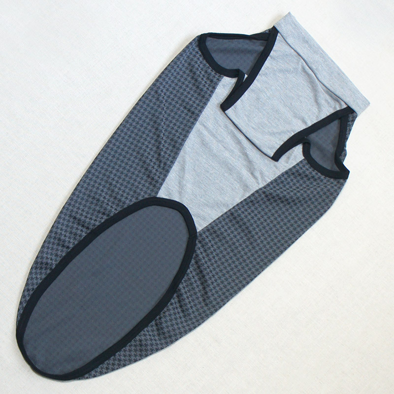 千鳥柄デザイン袖なしウェア(サルーキ・ウィペットサイズ)【tm1250804】