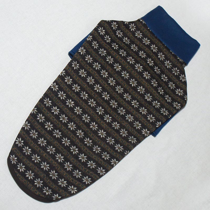 花柄ニットフリース袖付きウェア（サルーキ・ウィペットサイズ）【tm1251204】